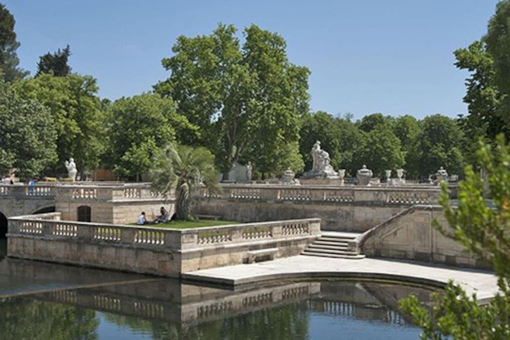 Fabienne Cote Jardins De La Fontaine Lejlighed Nîmes Eksteriør billede